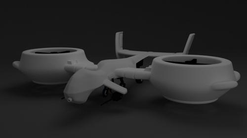 Flying Combat Drone preview image